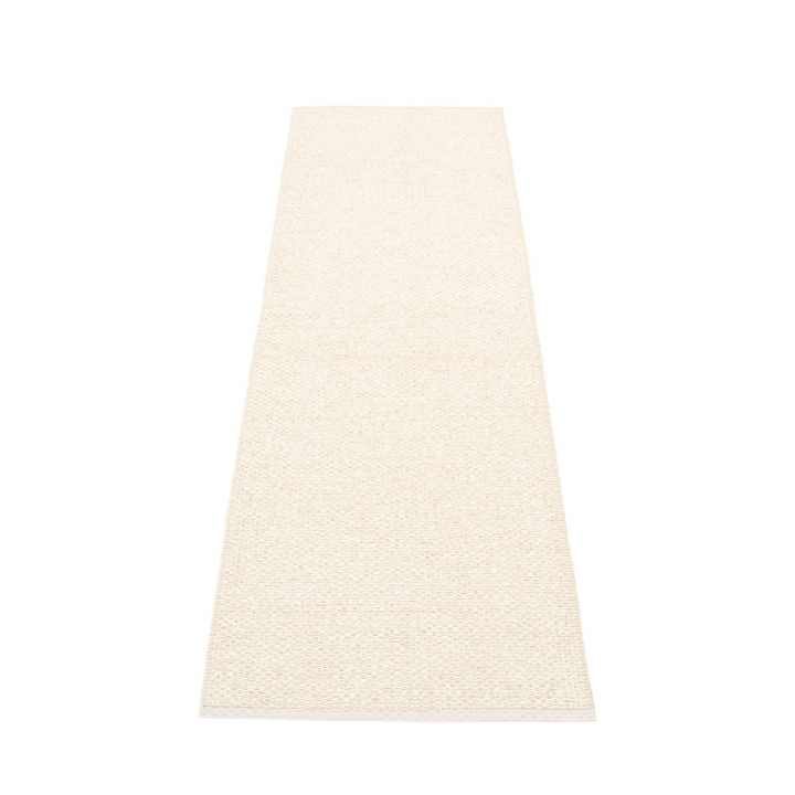Svea matta - vanilla/beige metallic 70x160 cm